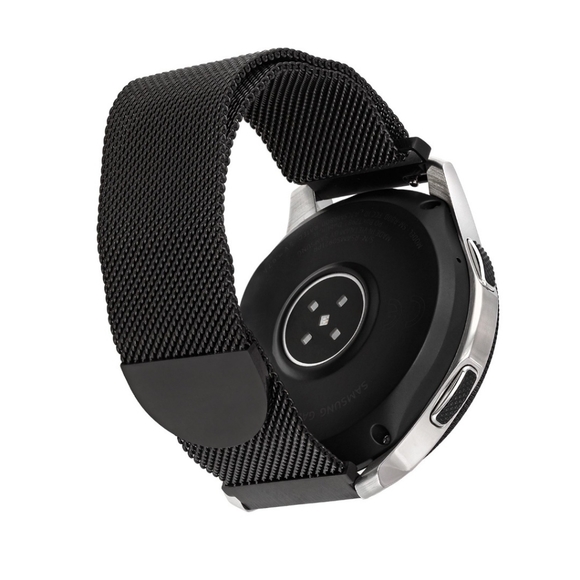 New! Black Stainless Steel Mesh Band for 20mm Smartwatch! -Universal - Picture 3 of 7